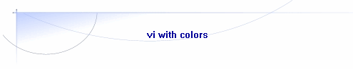  vi with colors